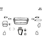 Meriç® Bmw F30 Ön Torpido Kaplama 21 Parça 2013-›