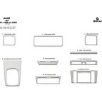 Meriç® Audi A4 Ön Torpido Kaplama 9 Parça 1999-2000