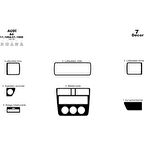 Meriç® Audi A4 Ön Torpido Kaplama 7 Parça 1994-1999