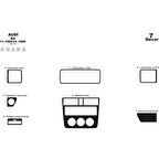 Meriç® Audi A4 Ön Torpido Kaplama 7 Parça 1994-1999