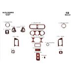 Meriç® Alfa Romeo Spider Ön Torpido Kaplama 18 Parça 1995-›