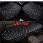 NISSAN PULSAR Uyumlu Şark Serisi 3 Parça Deri Cepli Oto Minder seti