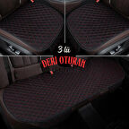 MERCEDES C-200 D Uyumlu Şark Serisi 3 Parça Deri Cepli Oto Minder Seti