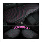 PEUGEOT 208 BÜTÜN Uyumlu Şark Serisi 3 Parça Deri Cepli Oto Minder Seti