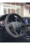 Seat Leon Fr Alcantara Dikmeli Oto Direksiyon Kılıfı