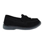 Mergenshoes G058 Siyah Süet Kauçuk Taban Kadın Günlük Ayakkabı