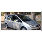 Ford C-Max Krom Cam Çıtası 2003-2010 4 Parça Paslanmaz Çelik