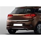 Hyundai i20 Krom Bagaj Alt Çıta 2014-2017 Paslanmaz Çelik