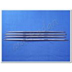 VW Passat B8.5 Sedan Krom Cam Çıtası 2019 Sonrası 4 Parça Paslanmaz Çelik