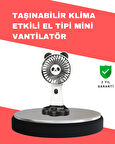 Dekoratif Tasarımlı USB Şarjlı El Vantilatörü