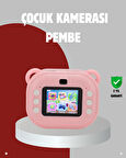 Anında Baskı Özellikli Çocuk Kamerası – 24MP HD Çift Lens 32GB Hafıza ve Oy