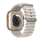 Ally Apple Watch 7-8 41mm 6-5-4 40mm Marine Silikon Kayış Kordon 3-2-1 38mm-(5775)