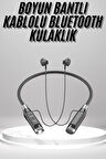 Boyun Bantlı Kulak İçi Kablolu Yüksek Ses Kaliteli Bluetooth Kulaklık