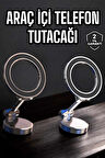Telefon Tutucu Tüm Arabalara Uyumlu Araç İçi Katlanabilir Manyetik Tasarım