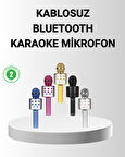 Bluetooth Karaoke Mikrofon – Yüksek Ses Kalitesi Yankı Efektli Uzun Ömürlü Pi