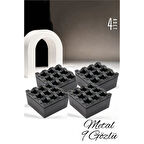 HSNET Metal Kül Tablas 9 Gözlü Rexite 4 ADET