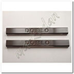 WOC Chrome Fiat Doblo Krom Kapı Eşiği 2000-2012 2 Parça Paslanmaz Çelik