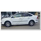 WOC Chrome Ford Focus Sedan Krom Cam Çıtası 1998-2005 4 Parça Paslanmaz Çelik