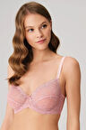 Markano Kadın Balenli Desteksiz Dolgusuz Toparlayıcı Dantelli Küçültücü Sütyen (3634)