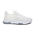 Mergenshoes Drw Beyaz Günlük Triko Kadın Spor Ayakkabı