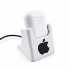 AirPods Şarj Standı Masaüstü Kulaklık Kutusu Standı Dekoratif Organizer Sert Plastik Beyaz Tasarım