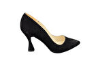 Merry Pace 6395161Z 9 cm Topuk Boyu Süet Sivri Burun Kadın Stiletto Ayakkabı