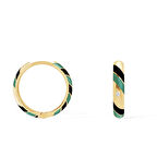 14 Ayar Sarı Altın Halka Küpe