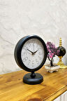 25X20 Cm Siyah Metal Masa Saati Masa Dekorasyonu Ev Ofis Masa Aksesuarı