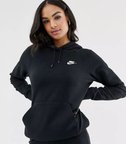 Sportswear Essential Po Hoodie Kapüşonlu Sweatshirt Siyah