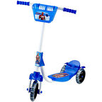 Bebeciden Silikon Tekerli Sepetli Frenli Scooter