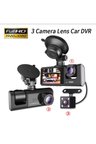 3 Kanal Araba DVR HD 1080P 3 Lensli Araç İçi KameraÜç Yönlü Kamera DVR araç kamera