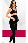 Kadın Siyah Hamile Tayt