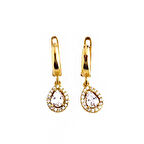 Masaliko İtalyan Damla Gümüş Küpe SB1169, 925 Ayar Gümüş