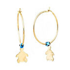 Masaliko Kaplumbağ Gümüş Küpe SB787, 925 Ayar Gümüş Küpe, Altın Kaplama