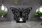 M&C Concept Kelebek Tekli Metal Mumluk - Siyah