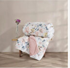 Cotton Box Velvet Tek Kişilik Yorgan  Dalya Pudra 155*215
