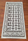 Pamuklu Bukle Lüks Kilim (80x150)-Luma Kreme Kahve