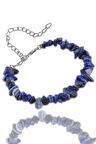 Sertifikalı Sodalit Kırık Doğal Taşlı Bileklik 1.kalite (ABD)
