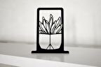 M&C Concept Botanik Metal Masa Süsü - Biblo - Siyah