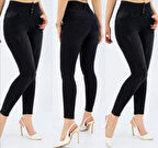 ModaSize Yüksek Bel Likralı Jean Pantolon 90 Cm