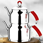 Arian Kırmızı Çaydanlık Takımı