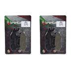 Kawasaki Z 250 Ön ve Arka Fren Balata Takım Brenta BR52