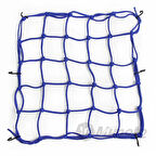 Motosiklet Fosforlu Bagaj Filesi Mavi