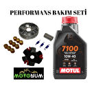 Mondial Revival 50 Performans Ön Varyatör Yağlı Bakım seti Motul 7100 10w40 M1207