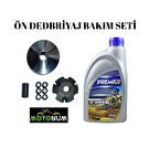 Mondial 50 Air Time Yarım Ön Varyatör Yağlı Bakım seti Premico 10w40 M2103