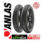 Anlas 3.50-10 90/90-12 Ön Arka Lastik Takım Anlas SC 360 All Grip 2025 Üretim Yerli Üretim MN0021