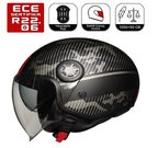 FR612 Univer Motosiklet Kaskı Güneş Vizörlü Yarım Açık Motorcu Kask