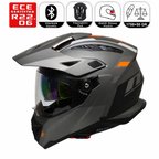 FR805 Natura Cross Motosiklet Kaskı Güneş Vizörlü Enduro Full Face Kask