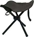 Microcase Çok Amaçlı Katlanabilir Seyahat Kamp Balıkçı Metro Metrobüs Tramvay için Tabure 26cm - SİYAH AL5335 1 Adet