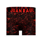 Munivy Juan Raul Etnik Motif Desenli Siyah Rahat Erkek Boxer